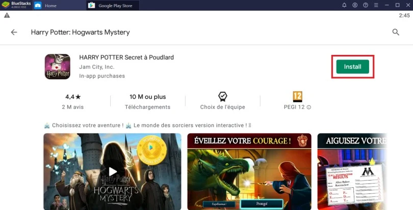 Install Harry Potter Hogwarts Mystery