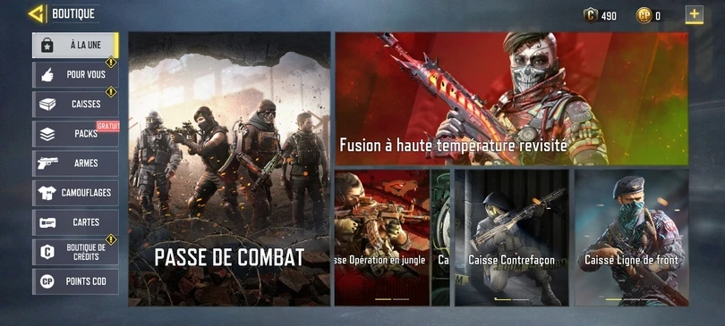 Astuces Call of Duty mobile : acheter le Passe de Combat