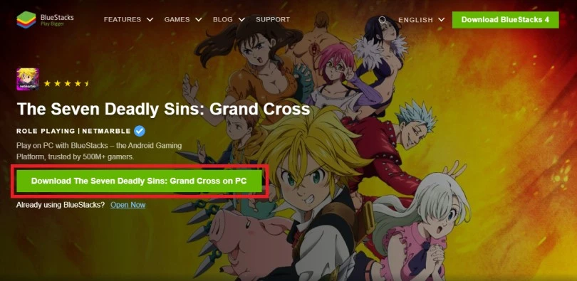 Download an Android emulator to play 7 DS Grand Cross on PC