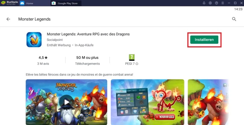 Monster Legends auf PC installieren