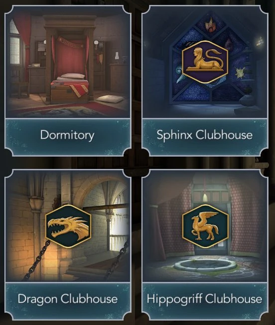 Club House of Hogwarts