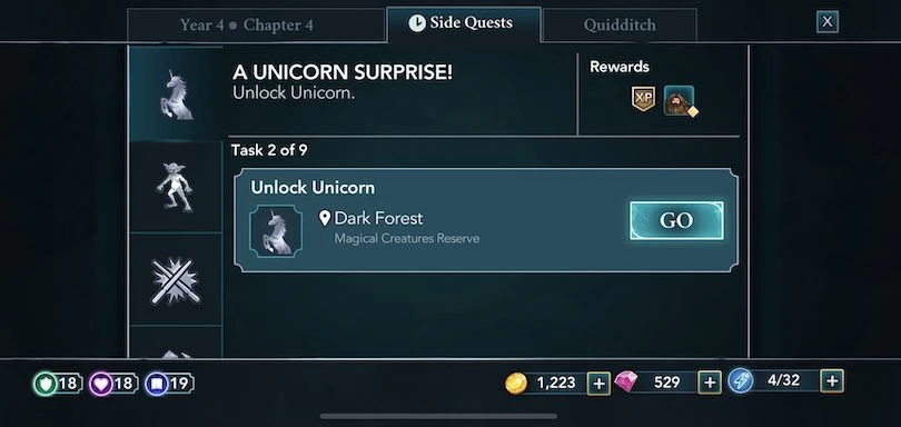 HP HM Sidequest
