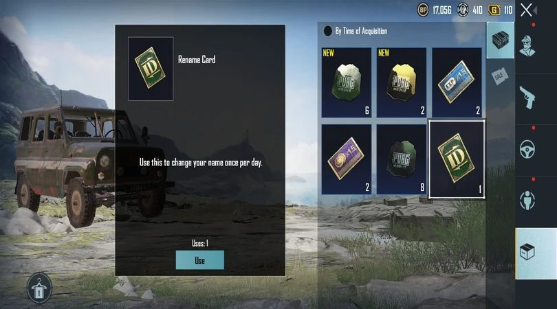 Ändern Sie Ihren PUBG Mobile-Spitznamen