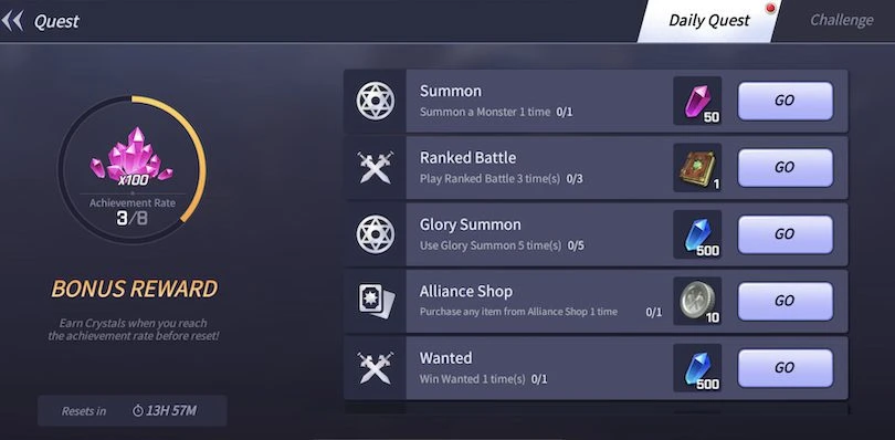 Belohnungen Lost Centuria  quotient quests