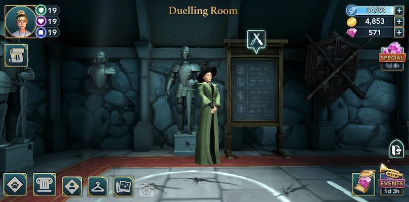 Duellraum Harry Potter: Hogwarts Mystery