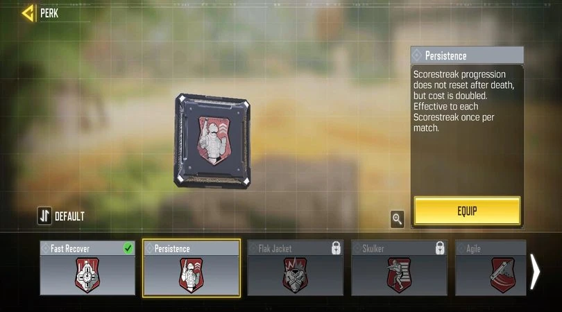 Der rote Aktivposten der Persistenz in CoD Mobile