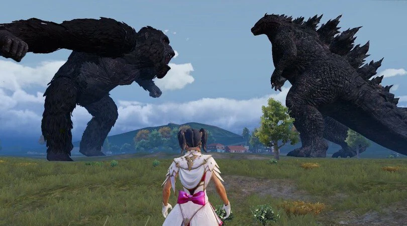 Godzilla VS Kong dans PUBG Mobile. Source : maxresdefault. 