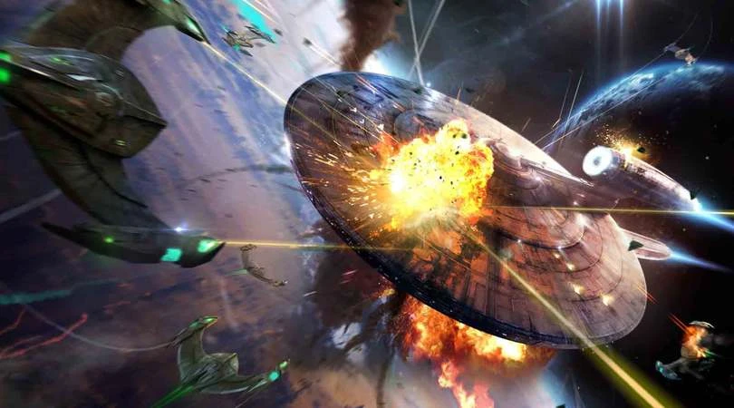 Attaque de vaisseaux dans Star Trek Fleet Command