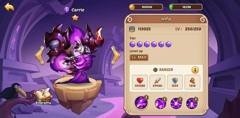 Carrie, Meister der Dunkelheit