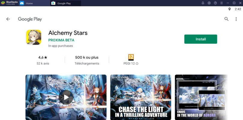 Install Alchemy Stars on PC