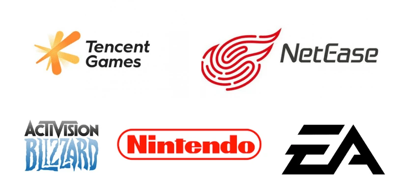 Ranking of the world's largest video game publishers