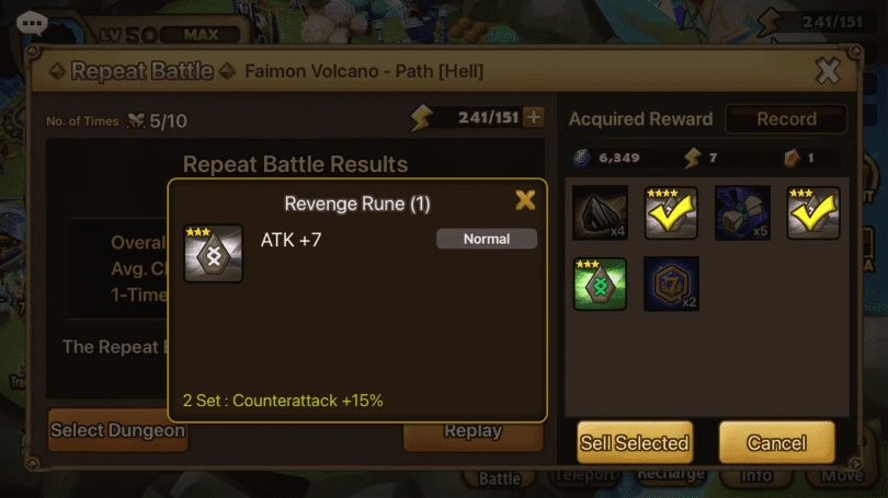 Selektiver Verkauf Summoners War