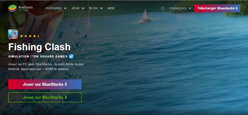 Télécharger un émulateur Android pour jouer à Fishing Clash sur PC
