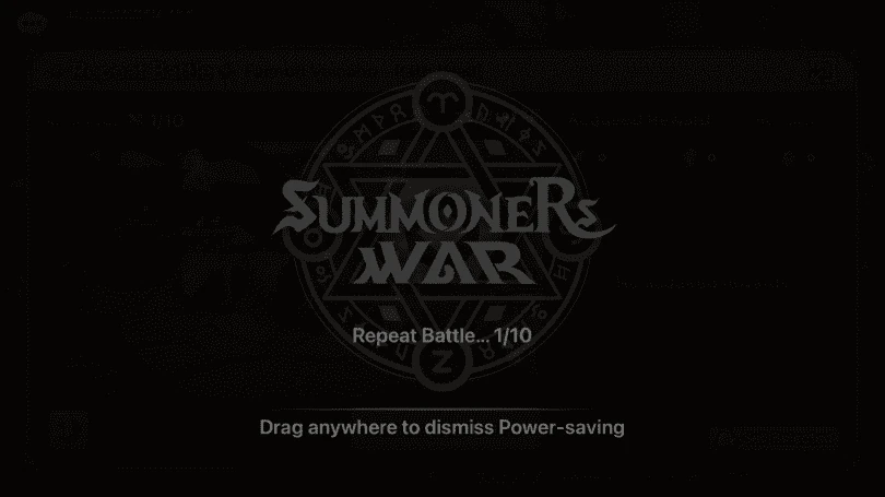 Autokämpfe Summoners War - Standby-Modus