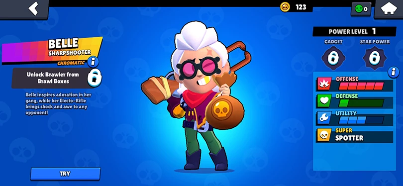 Belle Brawl Stars - Statistik