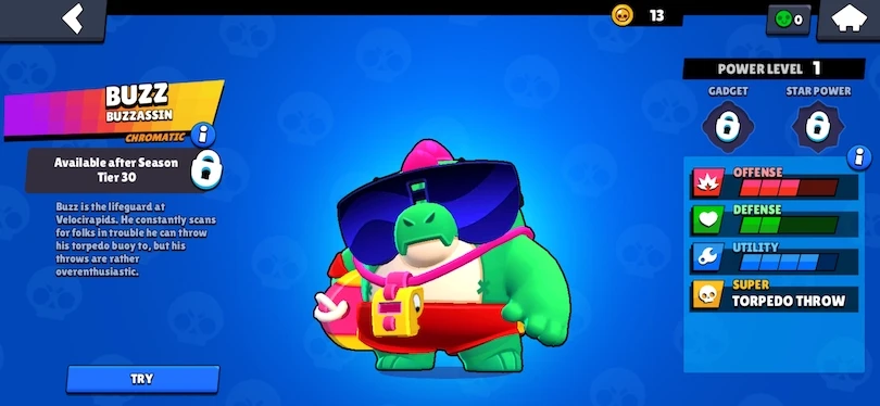 Buzz Brawl Stars - Statistics