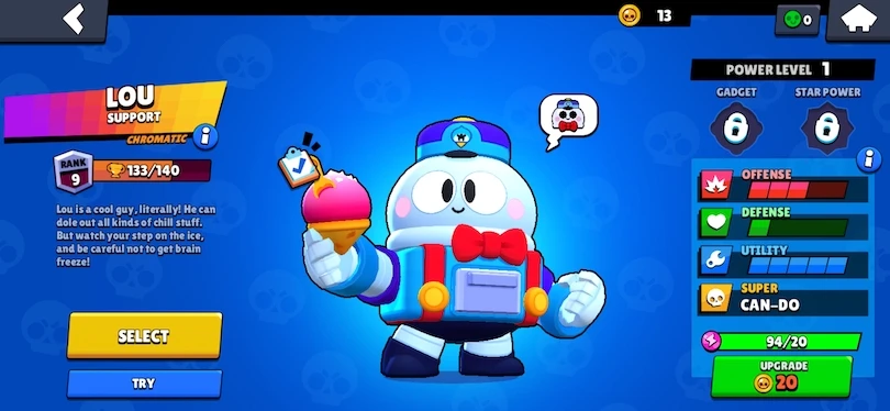 Guide Lou Brawl Stars - Statistik
