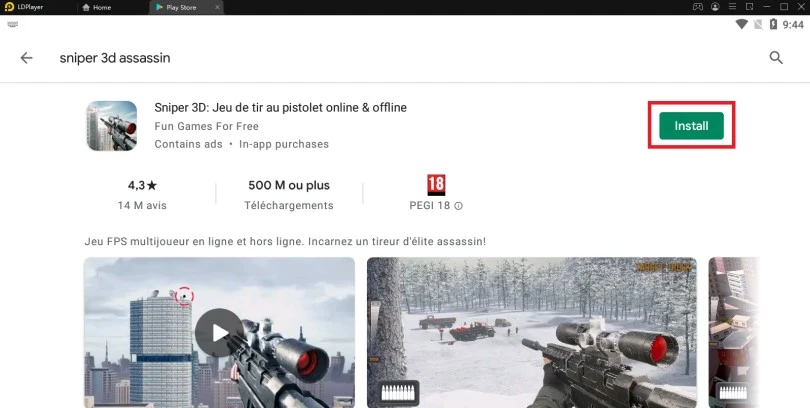 Install Sniper 3D Assassin free on PC