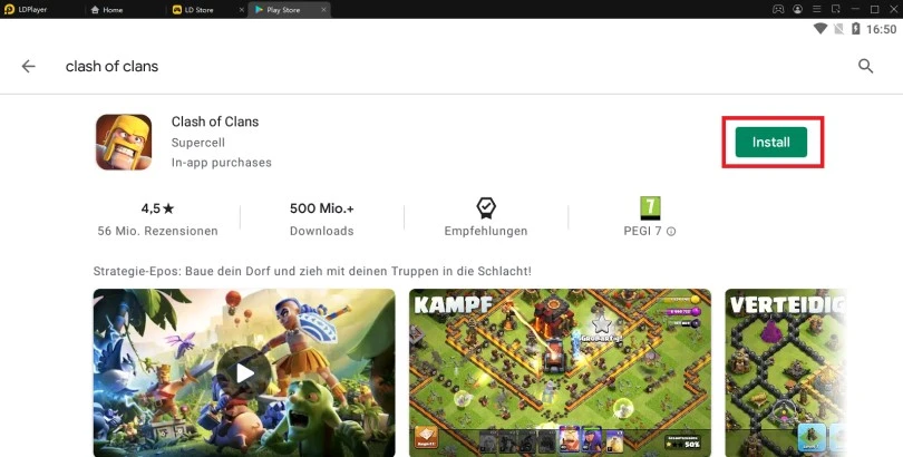 Clash of Clans auf dem PC installieren