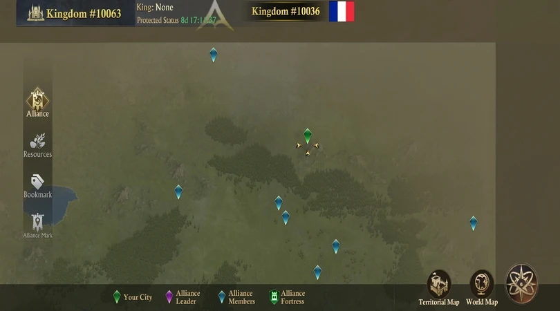 Übersicht über die Königreiche in King of Avalon