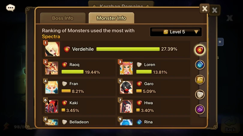 Monster info Second awakening Griffin
