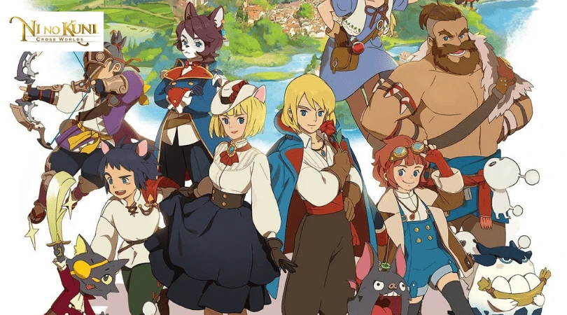 Personnages dans Ni No Kuni Mobile