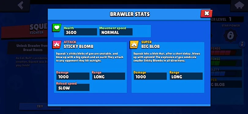 Guide Brawl Stars  Quietschen - Angriff und Super