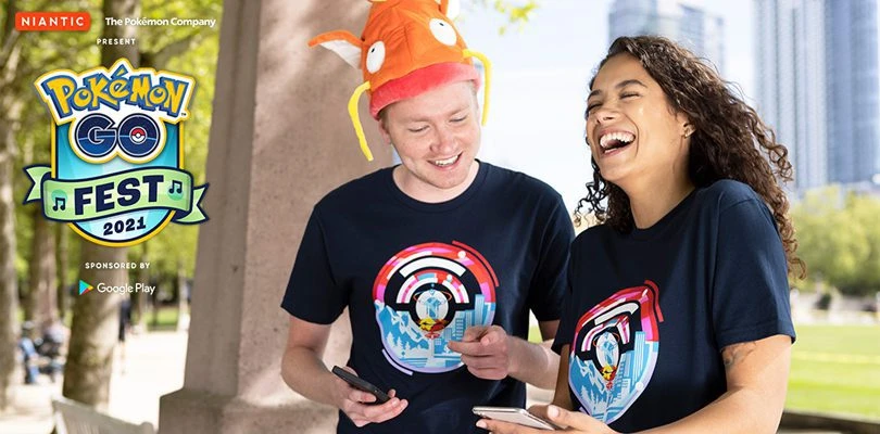 T-shirt Pokémon Go Fest 2021 merch