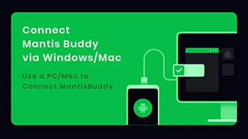 Se connecter sur ordinateur avec Mantis Buddy