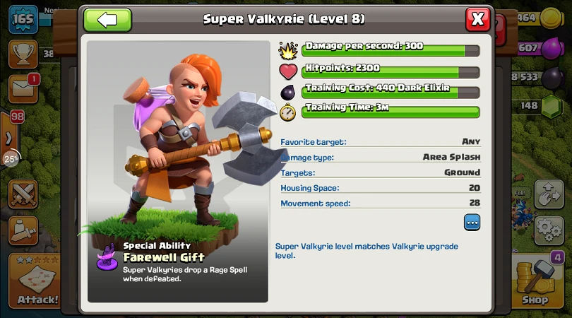 Super-Valkyrie Clash of Clans