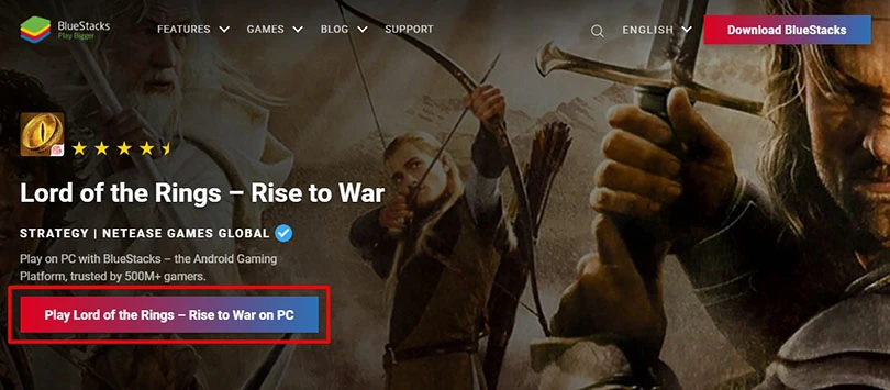 download The Lord of the Rings: Rise to War on PC