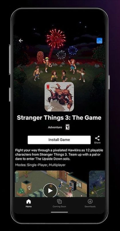 Stranger Things 3 jeu vidéo Netflix