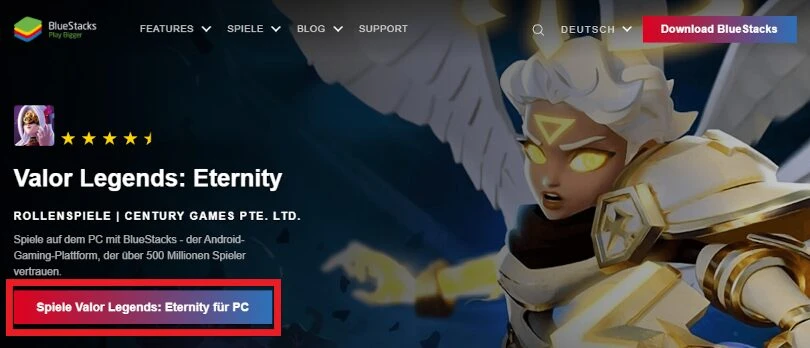 Lade einen Android-Emulator herunter, um Valor Legends auf dem PC zu spielen.