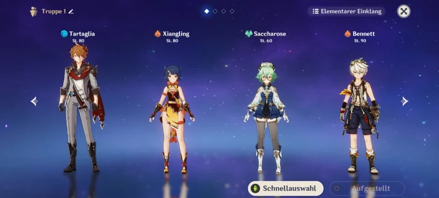 Bestes Team, um Bennett in Genshin Impact  zu spielen: Tartaglia, Xiangling, Saccharose und Bennett