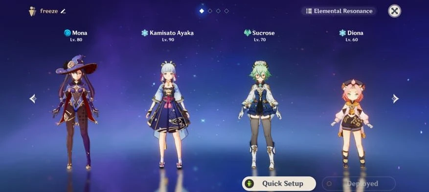 Best team for Mona in Genshin Impact