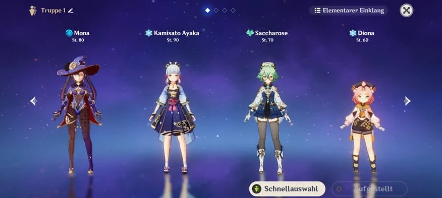 Bestes Team für Mona in Genshin Impact