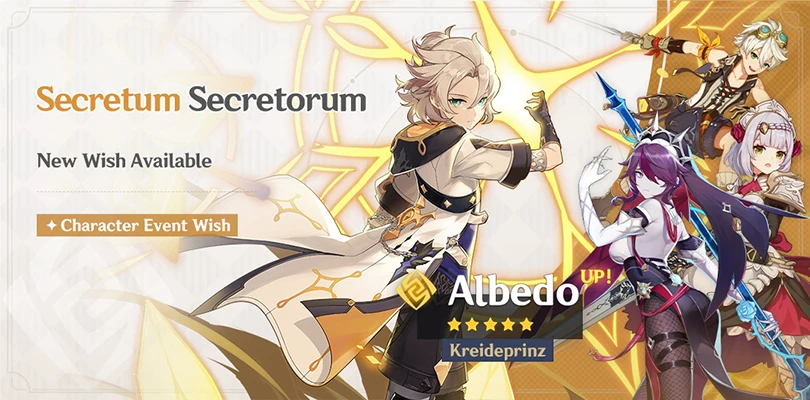 Albedo Character Event Wish: Mysterious news