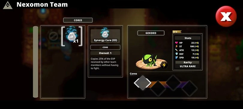 Nexomon core system Extinction