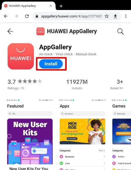 AppGallery Huawei herunterladen