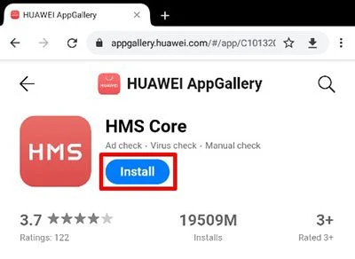 HMS Core Huawei installieren