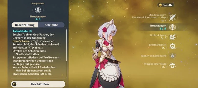 Noëlles Fähigkeiten in Genshin Impact