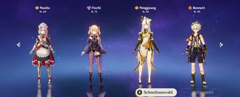 Team für die Rolle der Noëlle in Genshin Impact