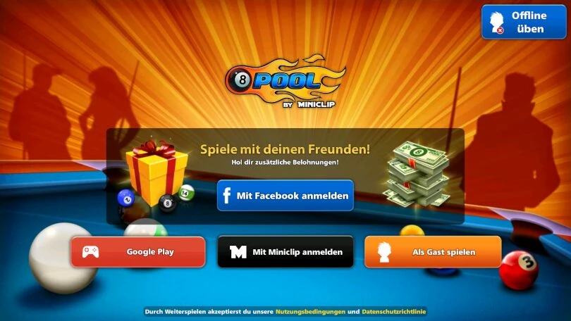 Konto 8 Ball Pool