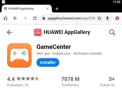 Télécharger le Game Center de Huawei