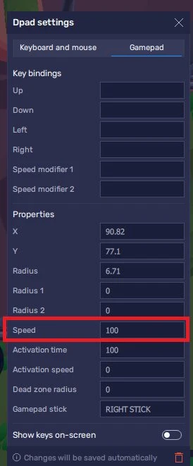 Brawl Stars controller speed