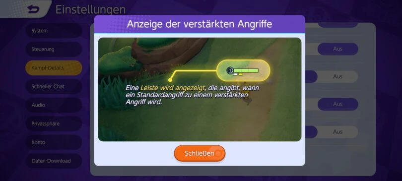 Verstärkte Angriffe anzeigen