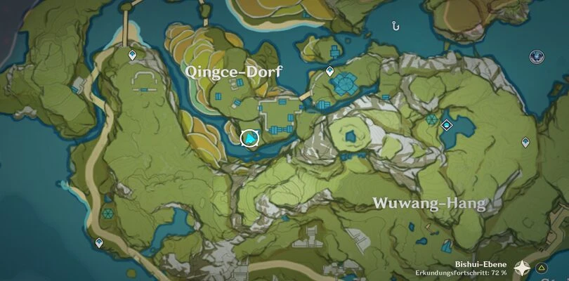 Fundort des zweiten Fragments der Quest Chis Geheimnis