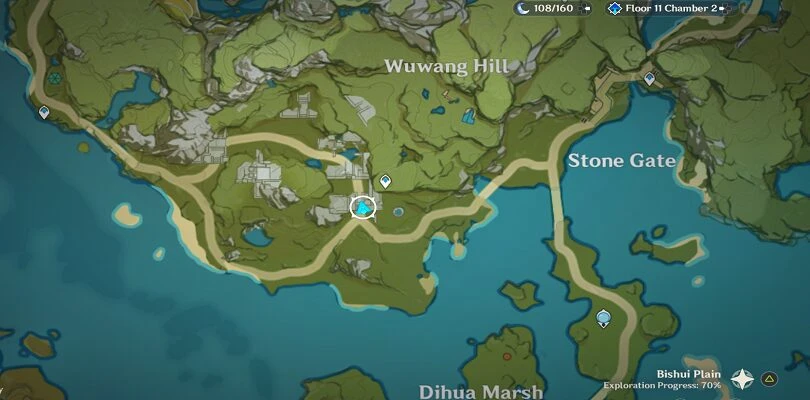 Start the quest The Chi of Yore in Genshin Impact