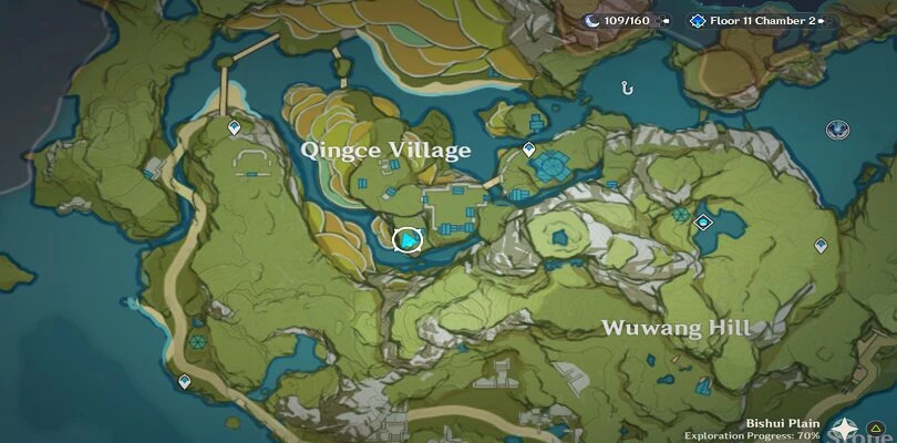 Location of the second fragment of the quest The Secret of Chi