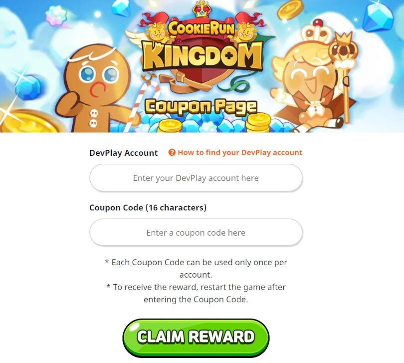 Cookie Run: Kingdom Codes